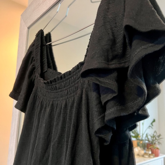 Gentle Fawn black babydoll dress - Picture 3 of 4